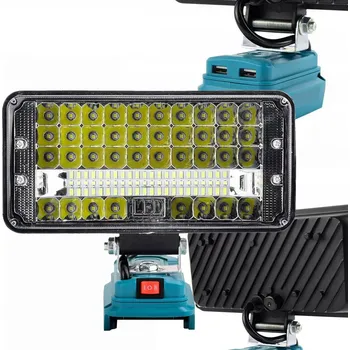 Lampička PRACOVNÍ HALOGENOVÁ LED LAMPA 90W 2XUSB 60LED 7" pro opravy aut