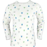 Pleas Dětské tričko s dlouhým rukávem bílá 2 104 (183842-192-104)