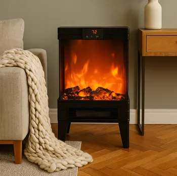 Deminas | Moderní elektrický krb s realistickým 3D efektem plamene