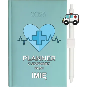 Kalendář Knižkový kalendář 2026 A5 FunnyCase modrý