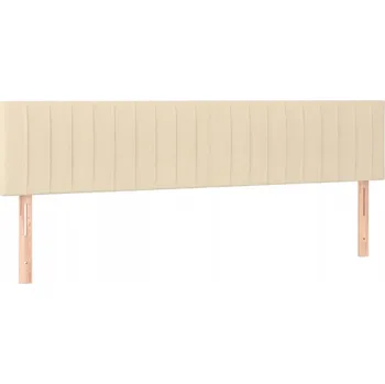 Čelo postele nastavitelné, látka tmavě hnědá, 180 x 5 x 78/88 cm