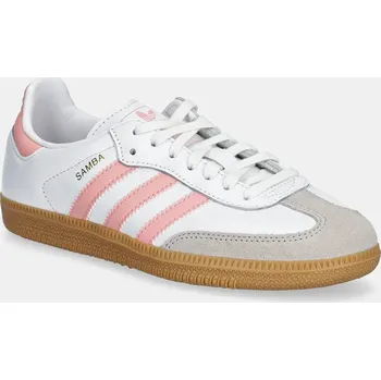 Pánská obuv Kožené tenisky adidas Originals SAMBA OG JP5480 bílá 00X, EUR 38 2/3