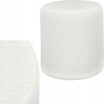 Taburet Čalouněný Taburet HowHomely bílý