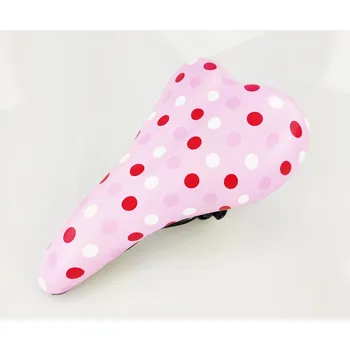 Sedlo na kolo Dětské sedlo JET B-311 RŮŽOVÉ S PUNTÍKY