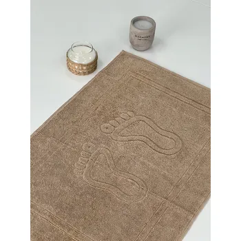 Koupelnová předložka Koupelnová předložka 50×70 cm, 700 g/m2, 100% bavlna, Silná Luxusní Béžová