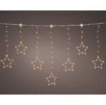 Světelný LED závěs do okna s hvězdami…