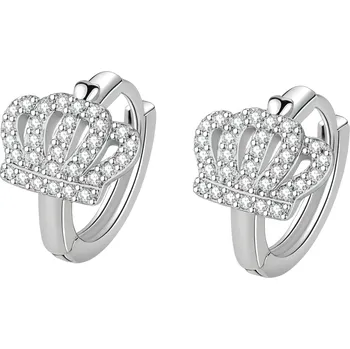 Náušnice Stříbrné náušnice korunky Marianne