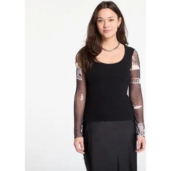 Dámské tričko Tričko Desigual Lisboa T-Shirt Black XS