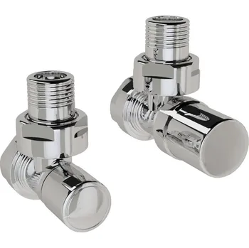Ventil Zehnder Ventil Zehnder rohový, šroubení pro zpátečku Standard 1/2", Set A, chrom, Z-838888 Z-838888
