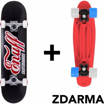 Skateboard Enuff - Classic Logo Black 7,75" / 7,25" - skateboard Rozměry: 7.75" palců