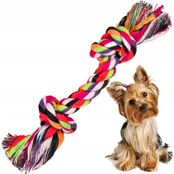 Hračka pro psa NUXIE Hračka pro psy bavlněná šňůra přetahovadlo uzel 18 cm