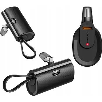 Powerbanka Kapesní powerbanka 5 000 mAh, USB-C konektor, rychlé nabíjení PD/QC 20W