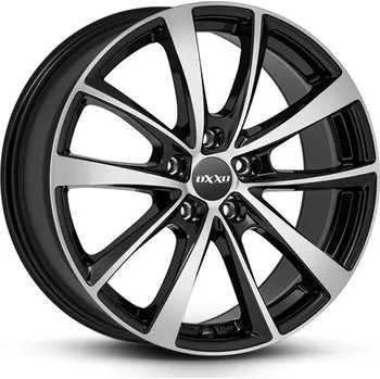 Alu kolo OXXO Alu Kola Oxxo Vidorra Black (Ox18) 6,5X16 5X108 ET50 Black / Polished 67,1
