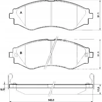Brzdová hadice ABS SL 6487 Flexibilní brzdová hadice