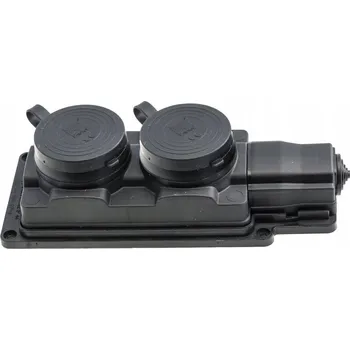 Elektrická zásuvka Elektrická prodlužovací lišta rozbočka Pawbol černá