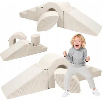 ostatní stavebnice Polský domácí pěnový dětské hřiště mostek pro děti 4 velké stavebnice VELINDA