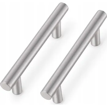 Nábytkové kování Nábytkové Úchytky Nerezová Ocel Saténový nikl Zásuvky Skříňky 6 Kusů