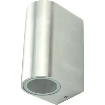 Venkovní osvětlení Venkovní nástěnné svítidlo Polux stříbrné GU10 35 W