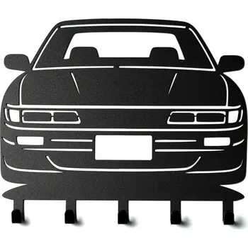 Věšák Věšák na klíče Nissan S13 VELKÝ 25cm Černý Dárek Gadget Tuning JDM