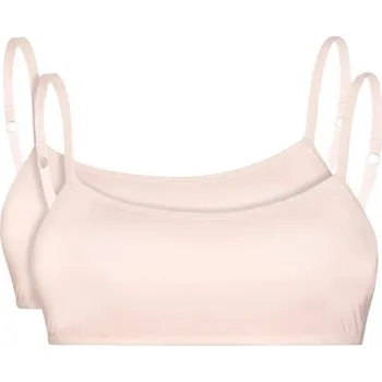 Podprsenka Dámská podprsenka Calvin Klein 000QD3806E TRN BEECHWOOD (2 ks) Velikost: M