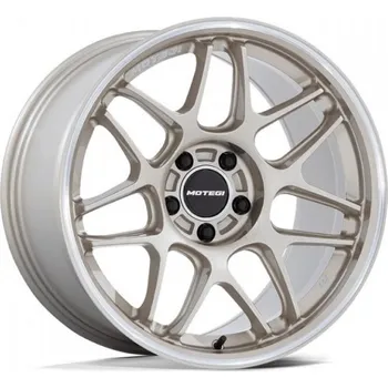Alu kolo MOTEGI Alu kola Motegi MR158 TSUBAKI 10.5x18 5x120 ET35 Motorsport Gold W/ Machined Lip 74.1