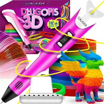 PROPISKA pro děti Sada a NÁPLNĚ PLA 110 METRŮ TISKÁRNA 3D PEN