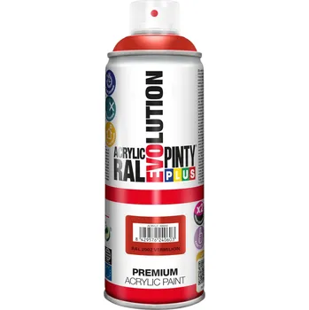 Barva ve spreji Akrylový lak ve vysokém lesku RAL 2002 Červená PintyPlus 400 ml