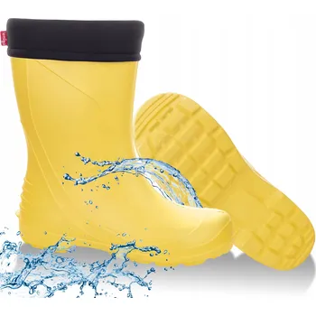 Pracovní oblečení HOLÍNKY DAKOTA 41 ŽLUTÉ SNĚHULE GUMOVÉ SE ZATEPLENÍM LEHKÉ