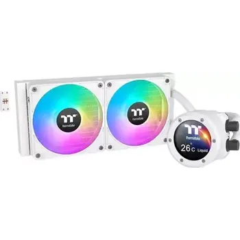 PC ventilátor Thermaltake TH240 V2 Ultra EX ARGB Snow Edition bílá (CL-W425-PL12SW-A)