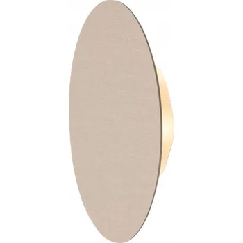 Nástěnné svítidlo Nástěnná LED lampa s možností nabíjení a dálkovým ovládáním Ø 25 cm BÉŽOVÁ