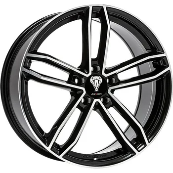 Alu kolo AXXION Alu Kola Axxion Ax8 8x18 5x112 ET45 Black Full Machined 66.6