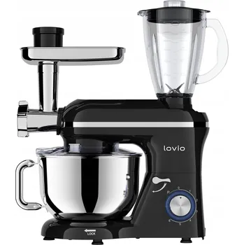 Kuchyňský robot Kuchyňský robot Lovio ChefAssistant Plus 1900 W černý, mísa 6,2 l