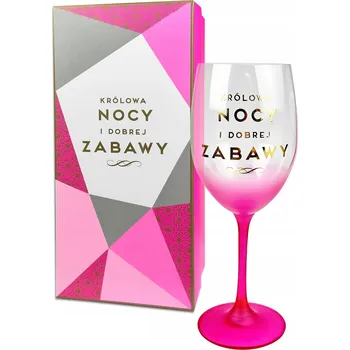 Sklenice Sklenička jako dárek pro ženu, dívku, královnu noci, skleničky na víno