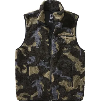 Pánská bunda Brandit Fleecová vesta Dark Camo S
