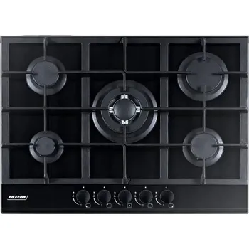 Varná deska Plynová varná deska MPM 70-GMH-21 Černá, 5 hořáků