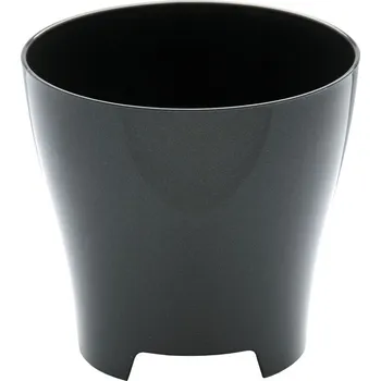 Obal na květináč Plastia Obal Luna ø 18 antracit