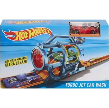 autodráha Hot Wheels Turbo autoumývárna FJN35