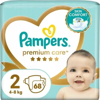 Plena Pampers Premium Care Plenky, velikost 2, 4-8 kg, 68 kusů