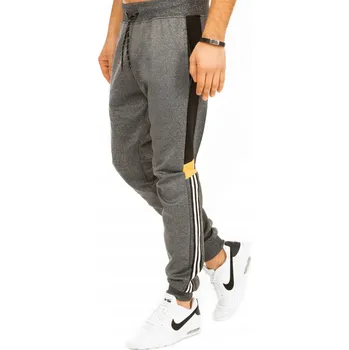 DStreet pánské tepláky Great Ape šedé, velikost M