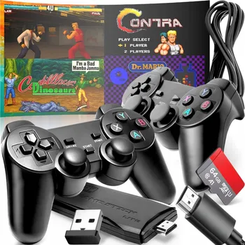 Herní konzole MINI RETRO TV HERNÍ KONZOLE HDMI BEZDRÁTOVÁ 2xPAD 20000 HER