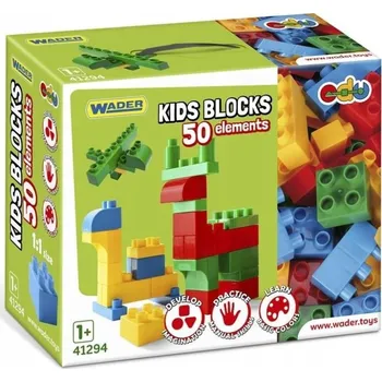 ostatní stavebnice Stavebnice 50 dílů Kids Blocks STAVĚNÍ pro děti EDU