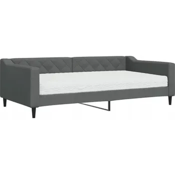 Pohovka Rozkládací pohovka 2v1 223x110x67 cm tmavě šedá