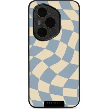 Pouzdro na mobilní telefon Lesklý kryt Mobiwear Glossy - Honor 400 Pro - GA59G Modrá a béžová šachovnice (Prémiové lesklé pouzdro, obal, kryt Mobiwear Glossy na mobil Honor 400 Pro - GA59G Modrá a béžová šachovnice, materiál Plast + TPU silikon - krytí po všech stranách,)