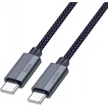 Hoco U134 USB-C opletený kabel 240W 1,8m, šedý