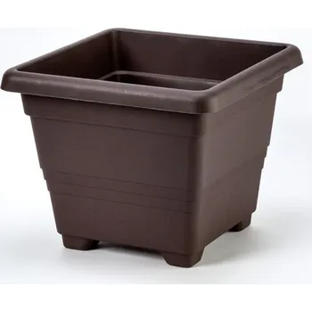 Plastia Květináč Begonia 50x50 čokoláda