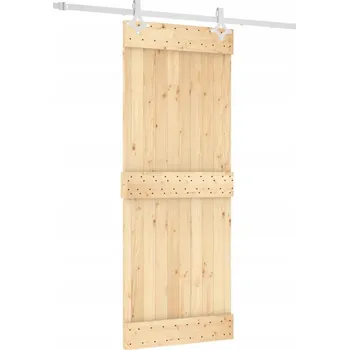 Interiérové dveře Posuvné dveře borovice 80x210 bílé