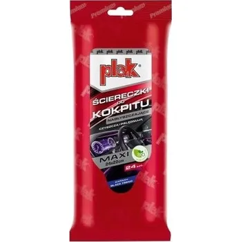 autokoberec Čisticí ubrousky na palubní desku Plak Maxi Black Trend Leštící 24 ks