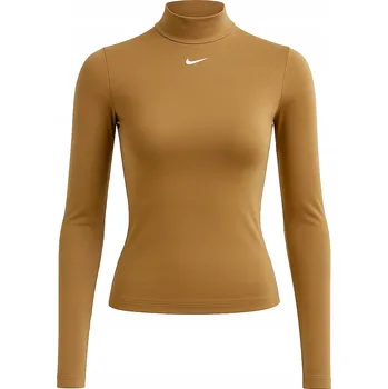 Dámské oblečení Dámské tričko s dlouhým rukávem Nike Essential s rolákem - DD5882-200