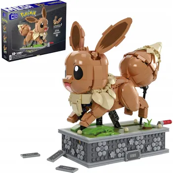 ostatní stavebnice Stavebnice Mattel Pokémon Eevee, sada 1366 plastových dílků