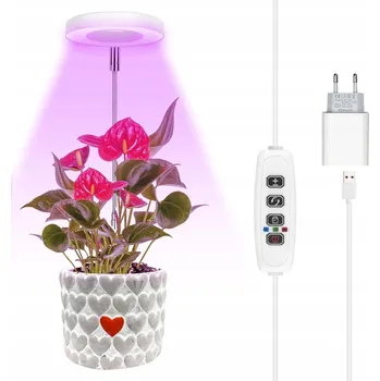 Lampička LED LAMPA PRO RŮST ROSTLIN, LAMPA PRO POKOJOVÉ ROSTLINY, PLNÉ SVĚTELNÉ SPEKTRUM